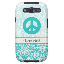 Teal Peace Sign