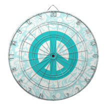 Teal Peace Sign