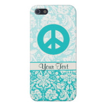 Teal Peace Sign