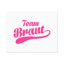 Team Braut Gallery Wrapped Canvas