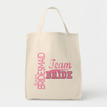 Team Bride 1 JUNIOR JR BRIDESMAID Bag