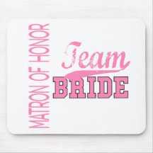 Team Bride 1 MATRON OF HONOR Mouse Mat