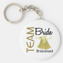 Team Bride 2 Bridesmaid Key Chain