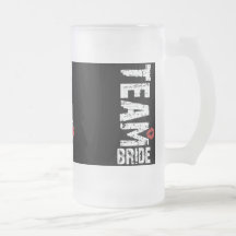 Team Bride Big Grunge Text Mug