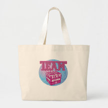 team bride bridesmaids wedding bridal party pink tote bag