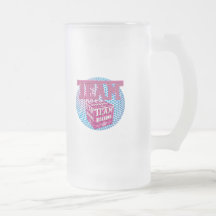 team bride bridesmaids wedding bridal party pink mugs