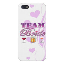 Team Bride Drinks Bridesmaids Wedding Bridal Party iPhone 5 Case