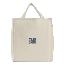 Team Bride Embroidered Bag