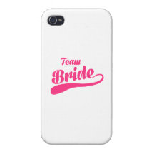 Team Bride Wedding iPhone 4 Cases