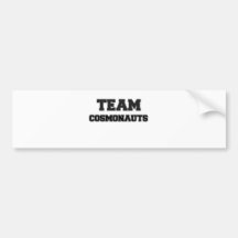 Team Cosmonauts Bumper Sticker