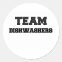 Team Dishwashers Sticker