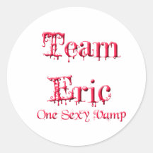 Team Eric Round Stickers