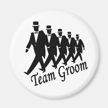 Team Groom Fridge Magnets