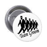 Team Groom Groomsmen Buttons