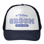Team Groom Hat hats