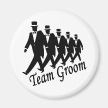 Team Groom (Men) Fridge Magnet