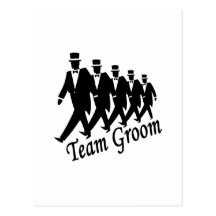 Team Groom (Men) Post Cards