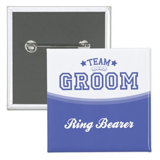 Team Groom-Ring Bearer (Stars) Button
