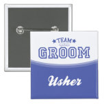 Team Groom-Usher (Stars) Button