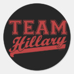 Team Hillary Red Sticker