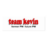 Team Kevin former PM future PM Business Card Templates