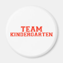 Team Kindergarten Fridge Magnet