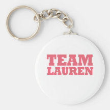 Team Lauren Key Chain