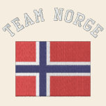 TEAM NORGE Sports Flag embroidered shirts