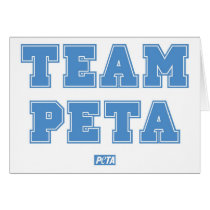 Team PETA cards
