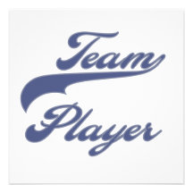 Team Player Tshirts and Gifts Custom Invitations