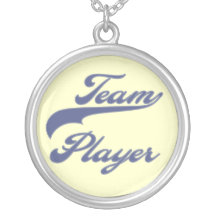 Team Player Tshirts and Gifts Necklace