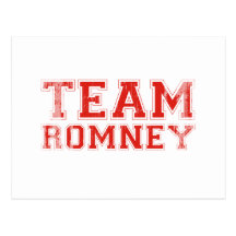 TEAM ROMNEY POST CARDS