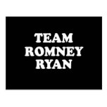 TEAM ROMNEY RYAN WHITE.png Post Card