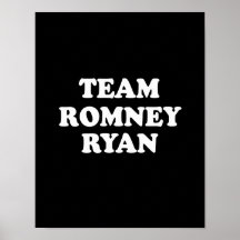 TEAM ROMNEY RYAN WHITE.png Posters