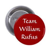 Team William Rufus badge Pins
