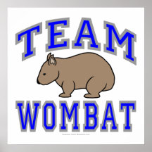 Team Wombat II Print