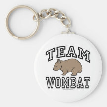 Team Wombat Keychains