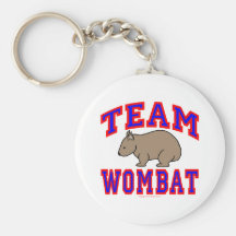 Team Wombat VI Key Chains