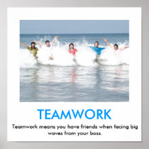 TEAMWORK demotivational poster