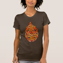 Teardrop in orange tshirt