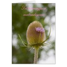 Teasel mother´s day card