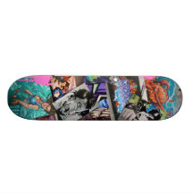 teazer triptych 2 custom skate board