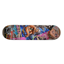 teazer triptych 3 skate board decks