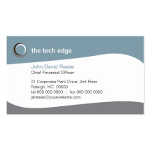 Tech Curves 2 Business Card