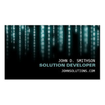 Tech Wiz Business Card Template