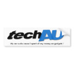 techAU bumper sticker
