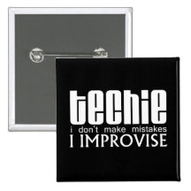 Techie Improvise Buttons
