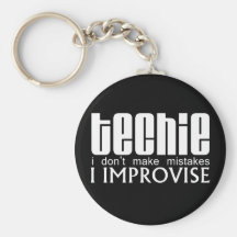 Techie Improvise Keychain