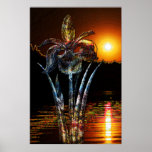 Techno Iris copy Posters