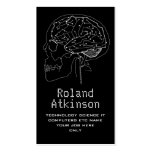 technology computing circuit brain business card